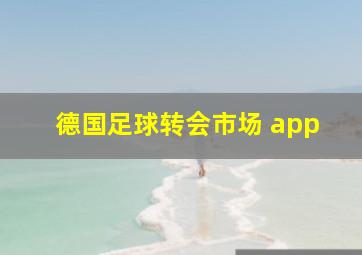 德国足球转会市场 app